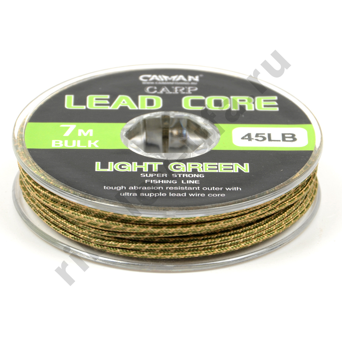 Лидкор Caiman Lead Core 7м 45lb Weedy камуфляж 
