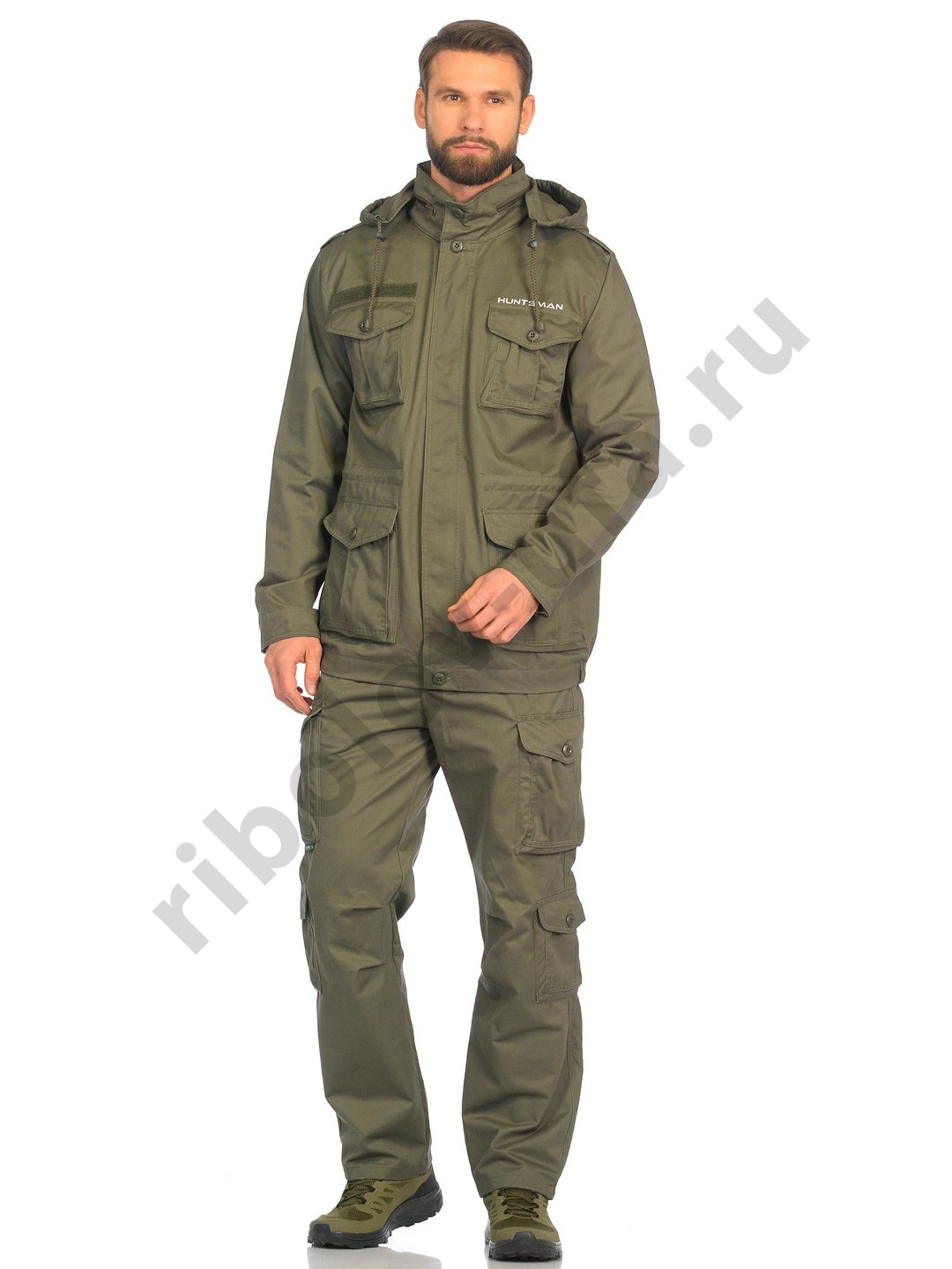Костюм Huntsman летний Крафт цв. Хаки ткань Cotton р. 60-62 рост 188