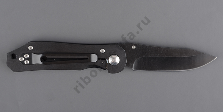 Нож складной Kosadaka N-F27B 17/9.7 см, прецизионный (черное лезвие,черная рукоятка)