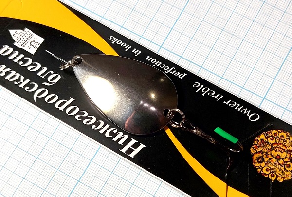 Блесна Нижегородская Ложка 10гр цв. серебро-глянец