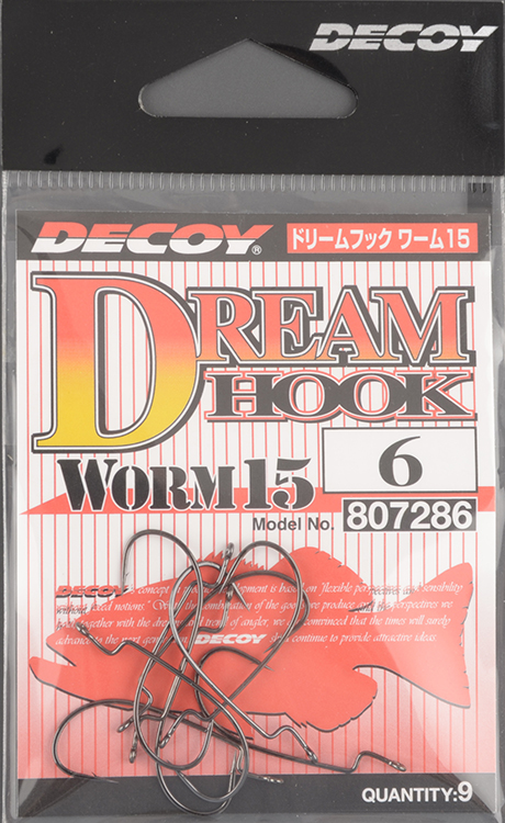 Офсетные крючки Decoy Dream Hook Worm15 №6