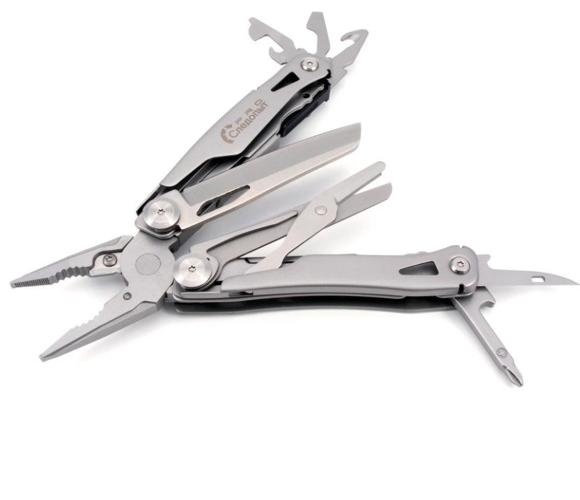 Мультитул Следопыт Pro 14 предметов в чехле и коробке PF-MT-27