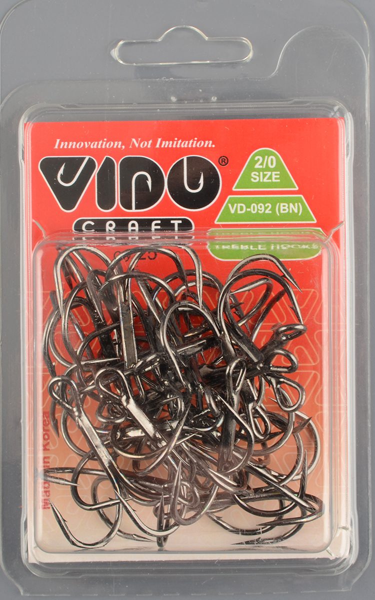 Крючок-тройник Vido VD-092 № 2/0