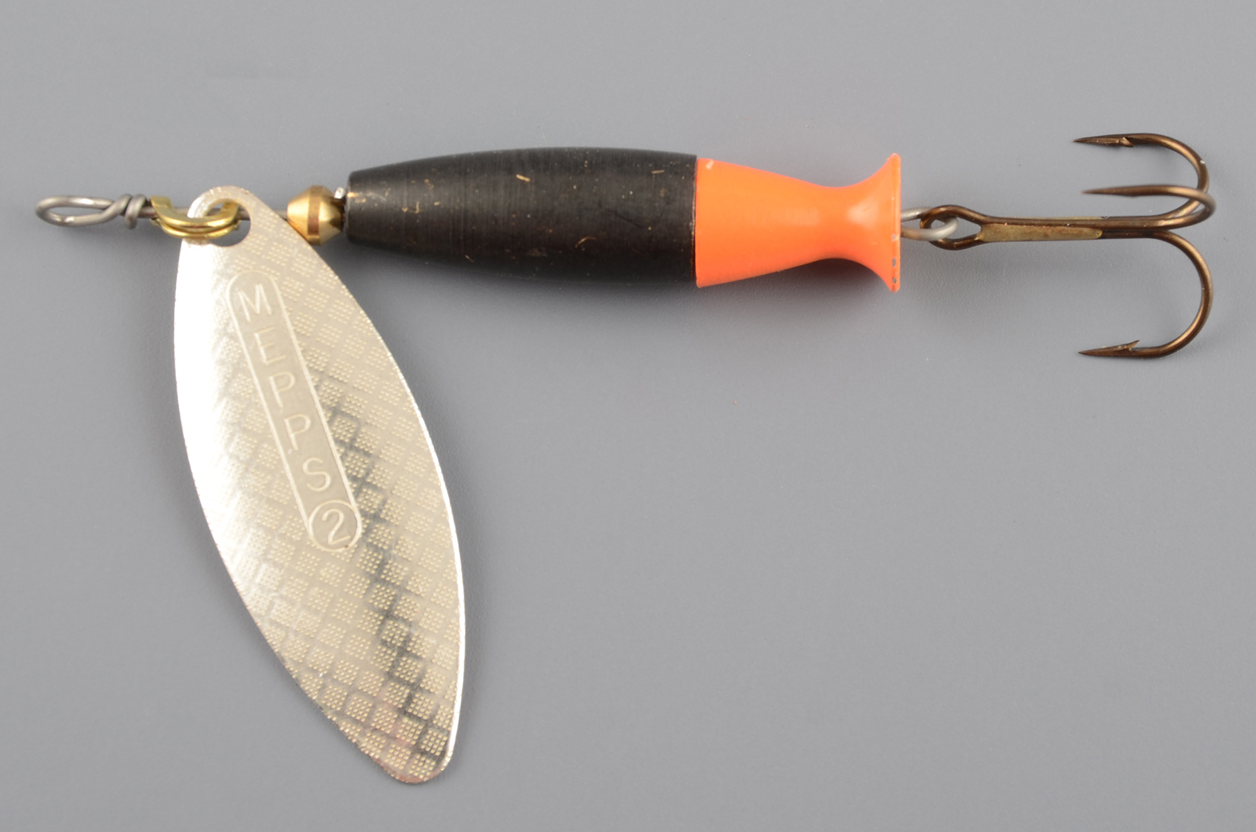 Блесна Mepps Aglia Heavy Long № 2, серебро/черный (16гр)