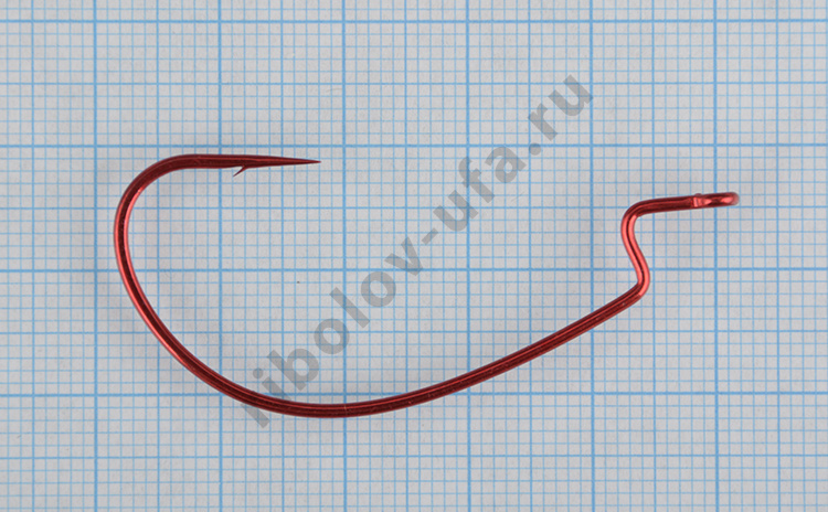 Офсетный крючок Owner 5109 Red №4/0 J-Light Hook