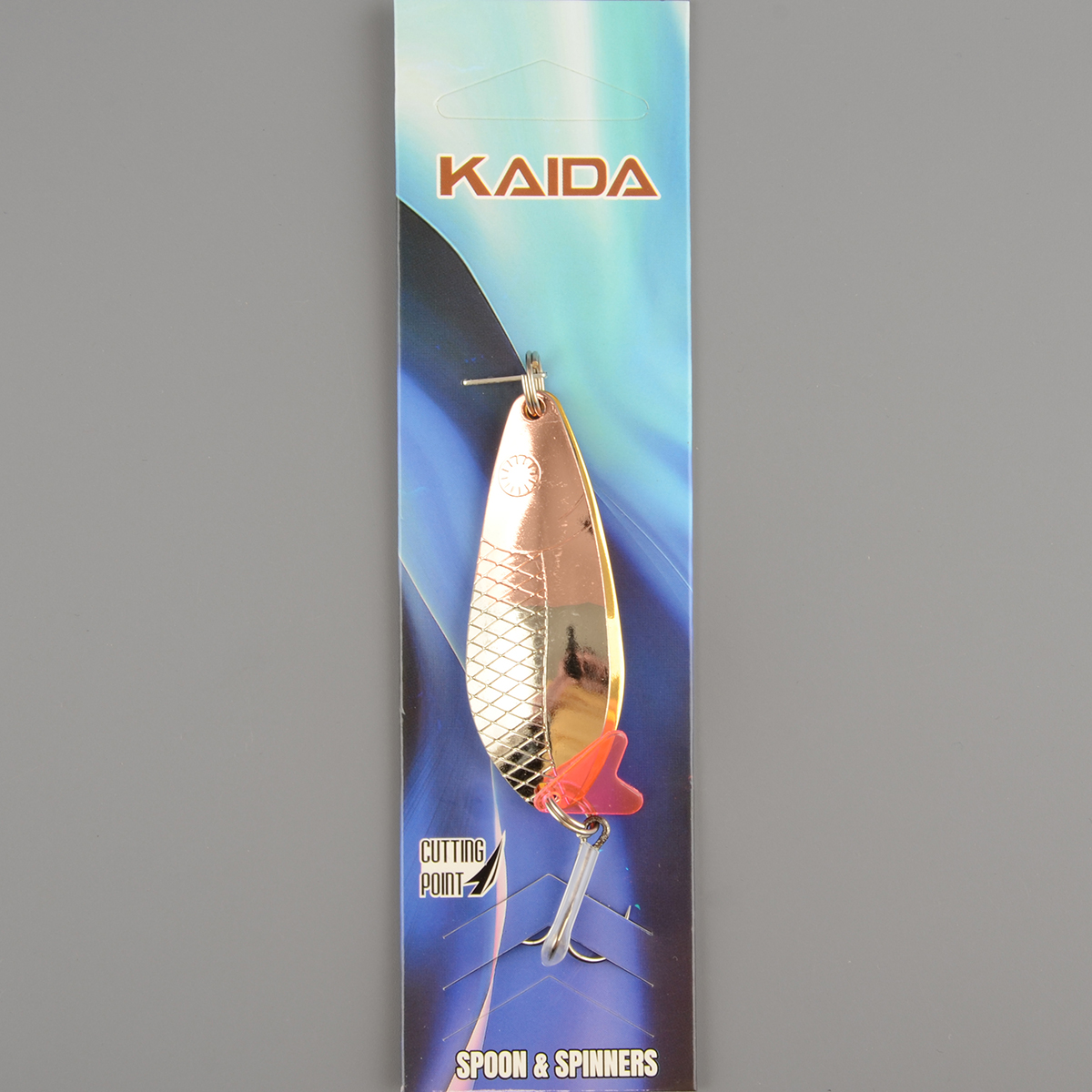 Блесна Kaida колеблющаяся 2222 18гр. цв.06 двойная шумовая