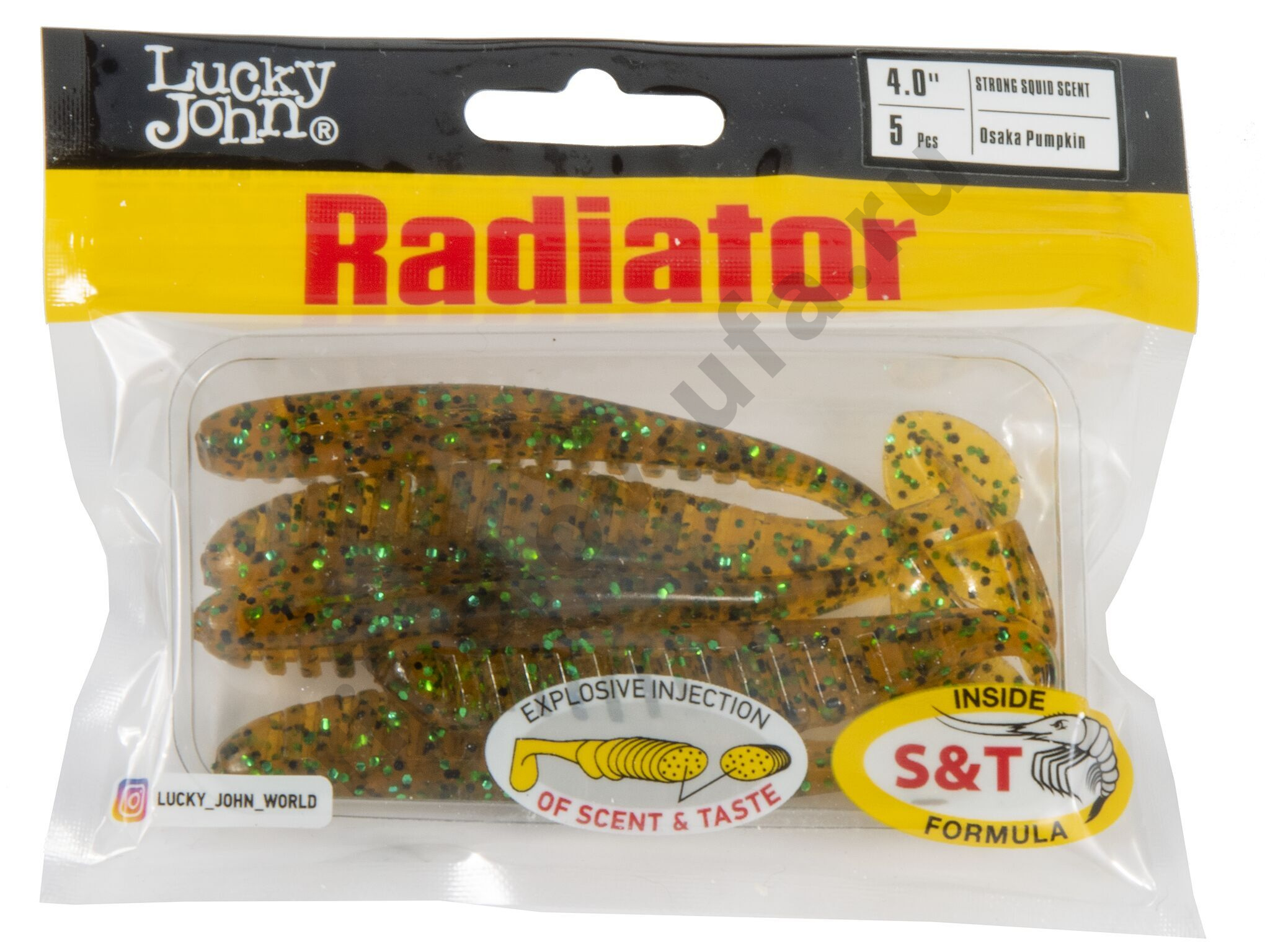 Силиконовая приманка Lucky John Radiator 4.0in 10см /PA19