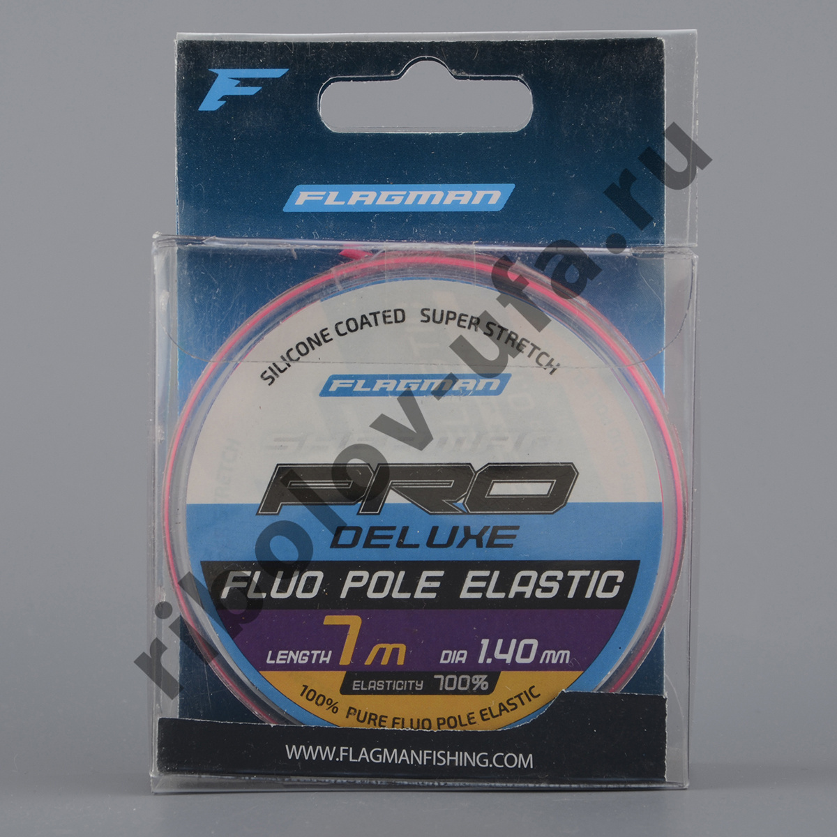 Амортизатор для штекера Flagman Deluxe Fluo Pole Elastic 7м, d-1.4мм pink