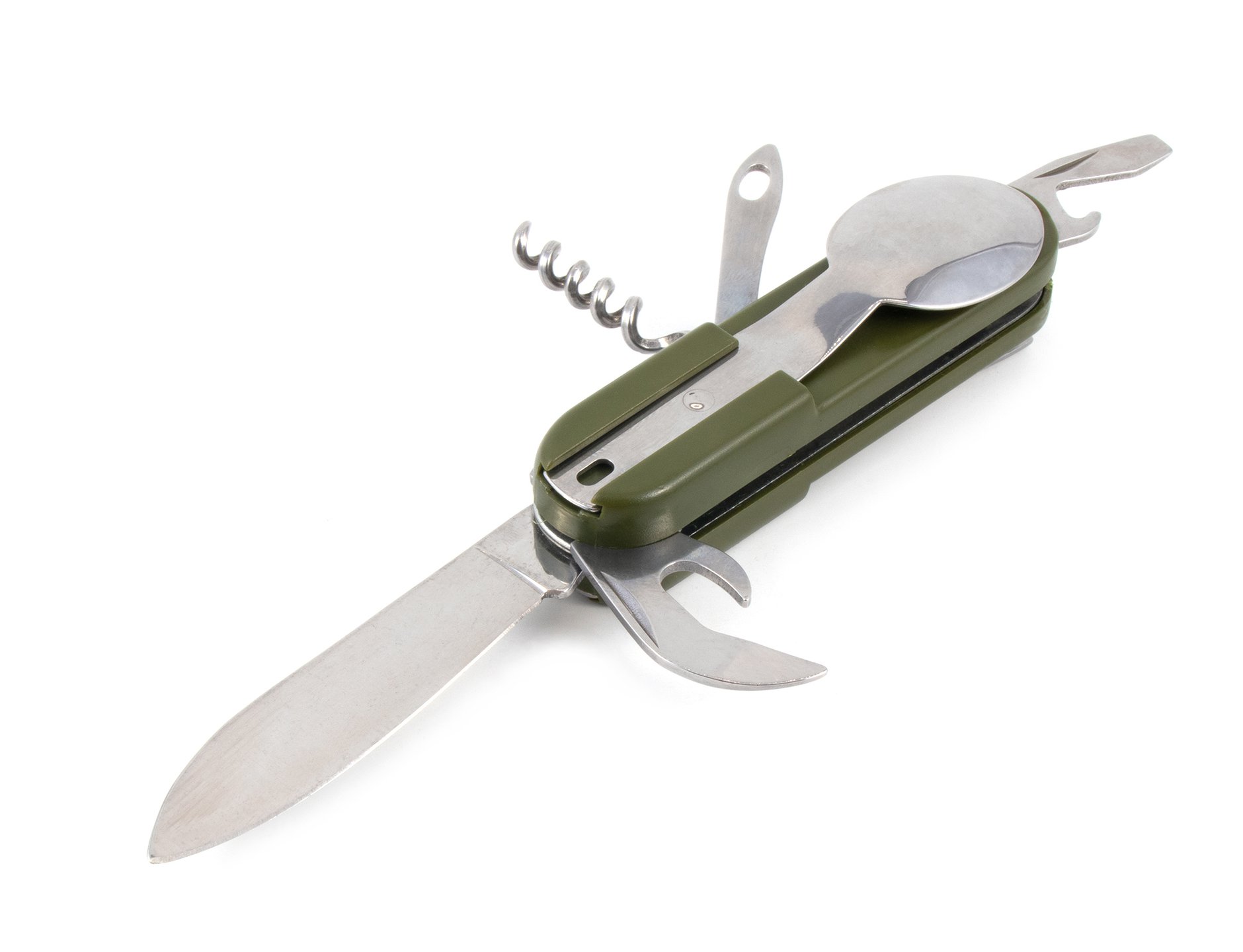 Мультитул Следопыт 5 предметов +ложка,вилка, на блистере PF-MT-15