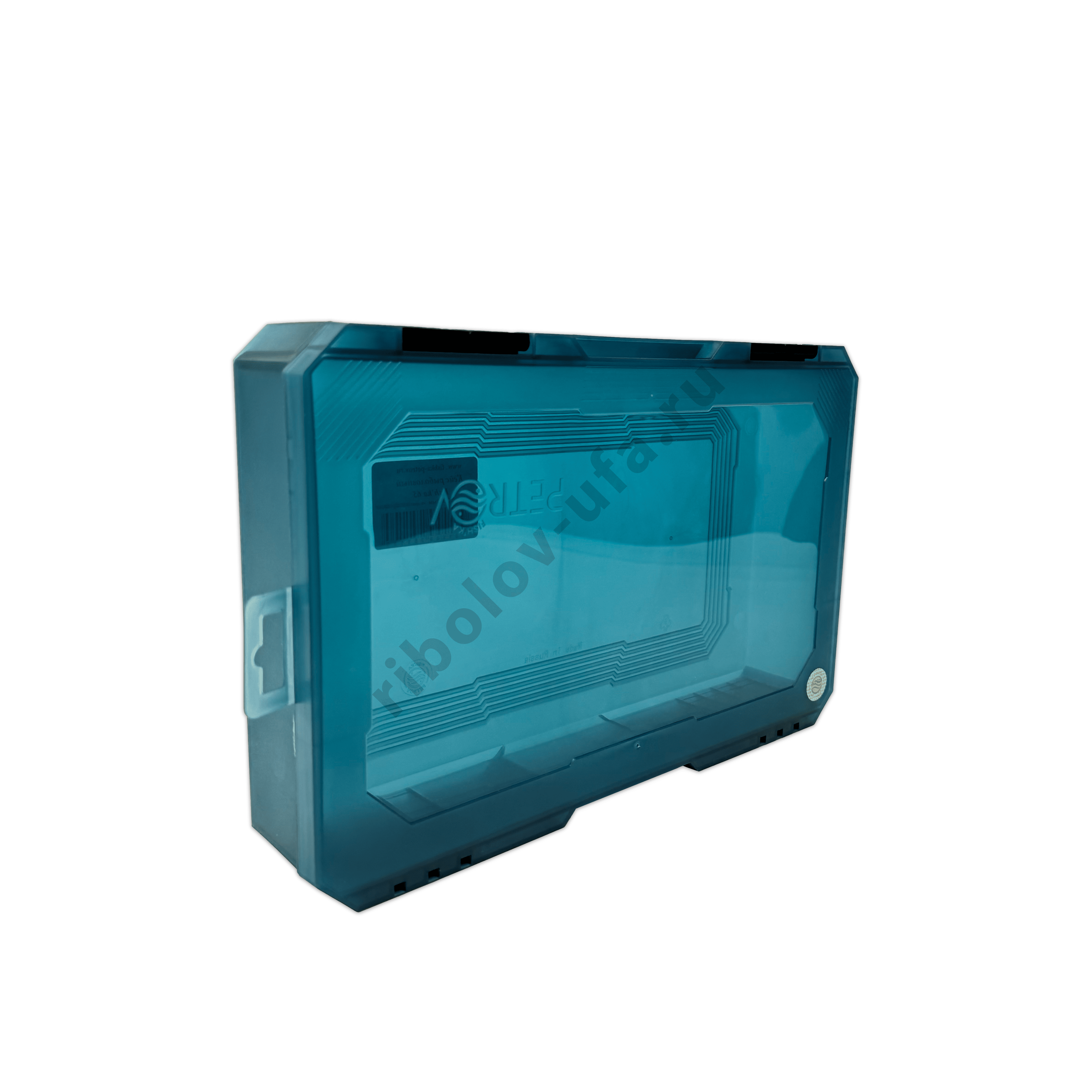 Коробка Fishka Petrov 65 тонированный бирюзовый 347*228*67мм