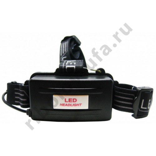 Фонарь налобный Delfin N50 2000 люмен, свет белый, без аккумулятора (2 аккум. 18650)