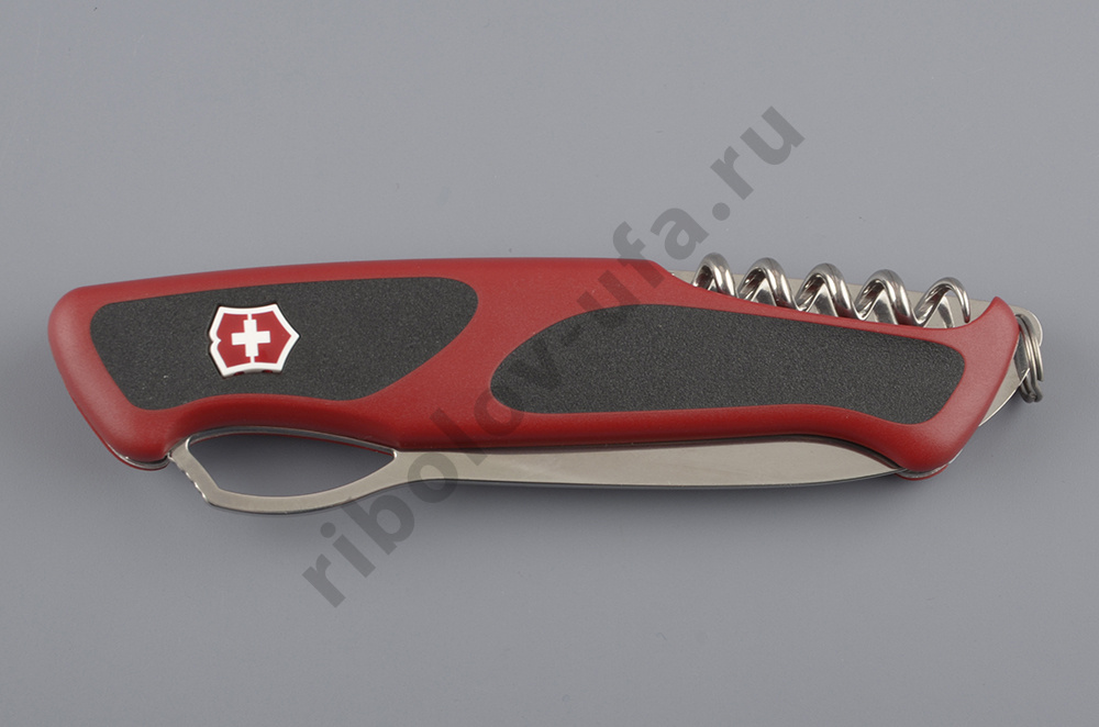Нож Victorinox RangerGrip 63 130мм 5функций красный/черный