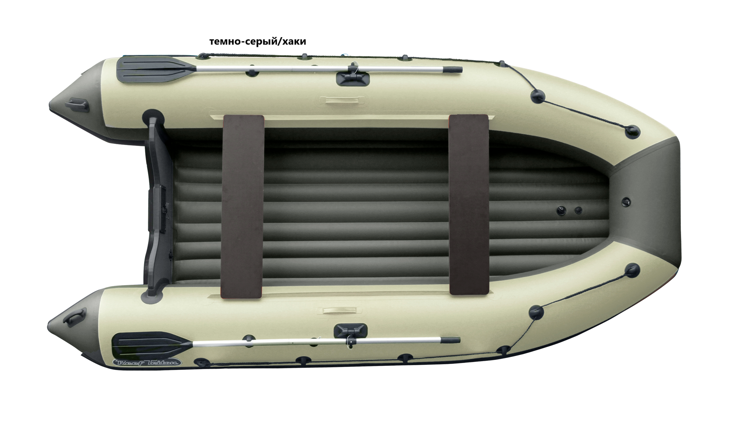 Лодка Reef Triton 340 нд цв. т.сер-олива