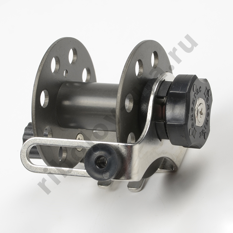 Катушка Pelengas алюминиевая с нержавеющим кронштейном 55мм