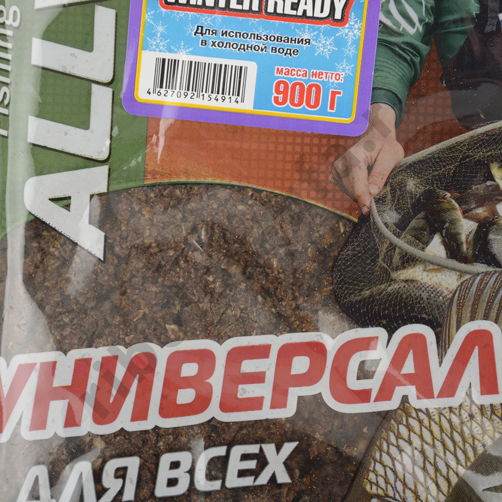 Прикормка зимняя готовая Allvega Formula Winter Ready 0.9кг (универсальная)