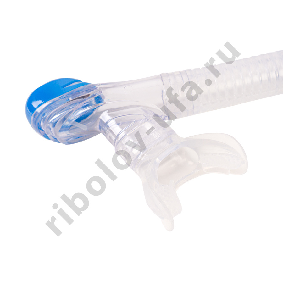 Трубка Scorpena K2 c двумя клапанами, синяя