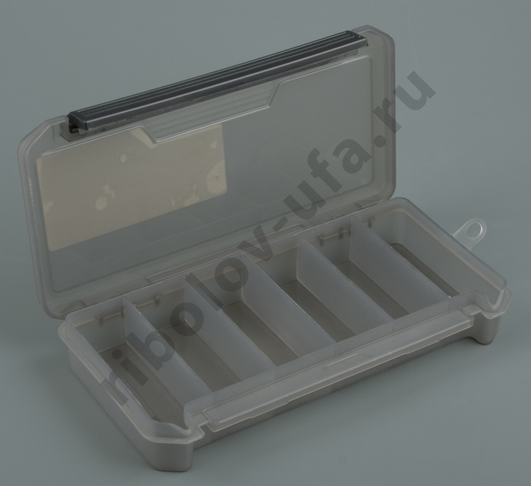 Коробка КДП-1 для приманок 6 отделений 190*100*30мм цв. дымка Три Кита