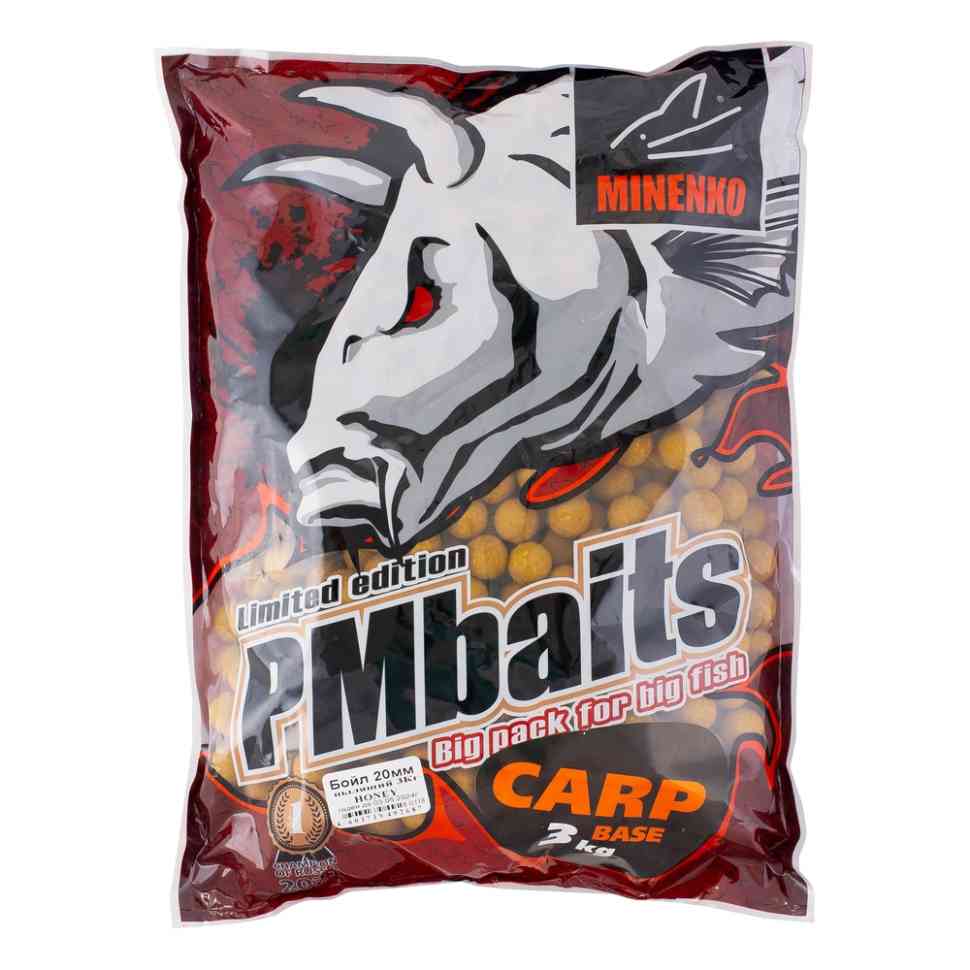 Бойлы Minenko пылящие 20мм 3кг Мед 