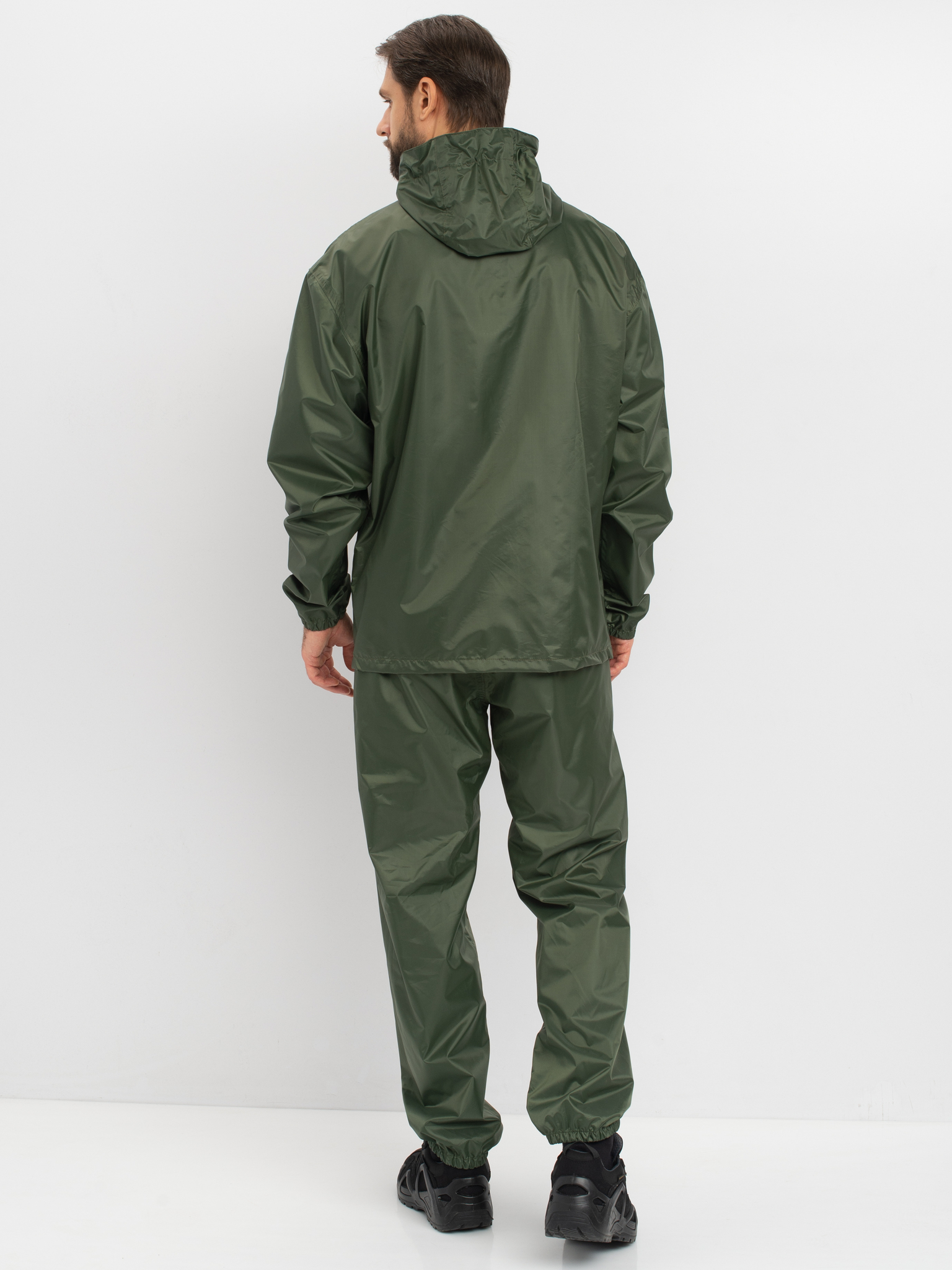 Костюм Huntsman Шторм Цв. Зеленый Ткань Таффета PVC (20000мм) р. 56-58, рост 182