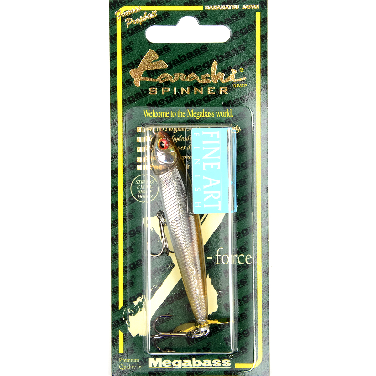 Воблер Megabass Karashi Spinner 6гр 70мм #FA Sazen Wakasagi 544026