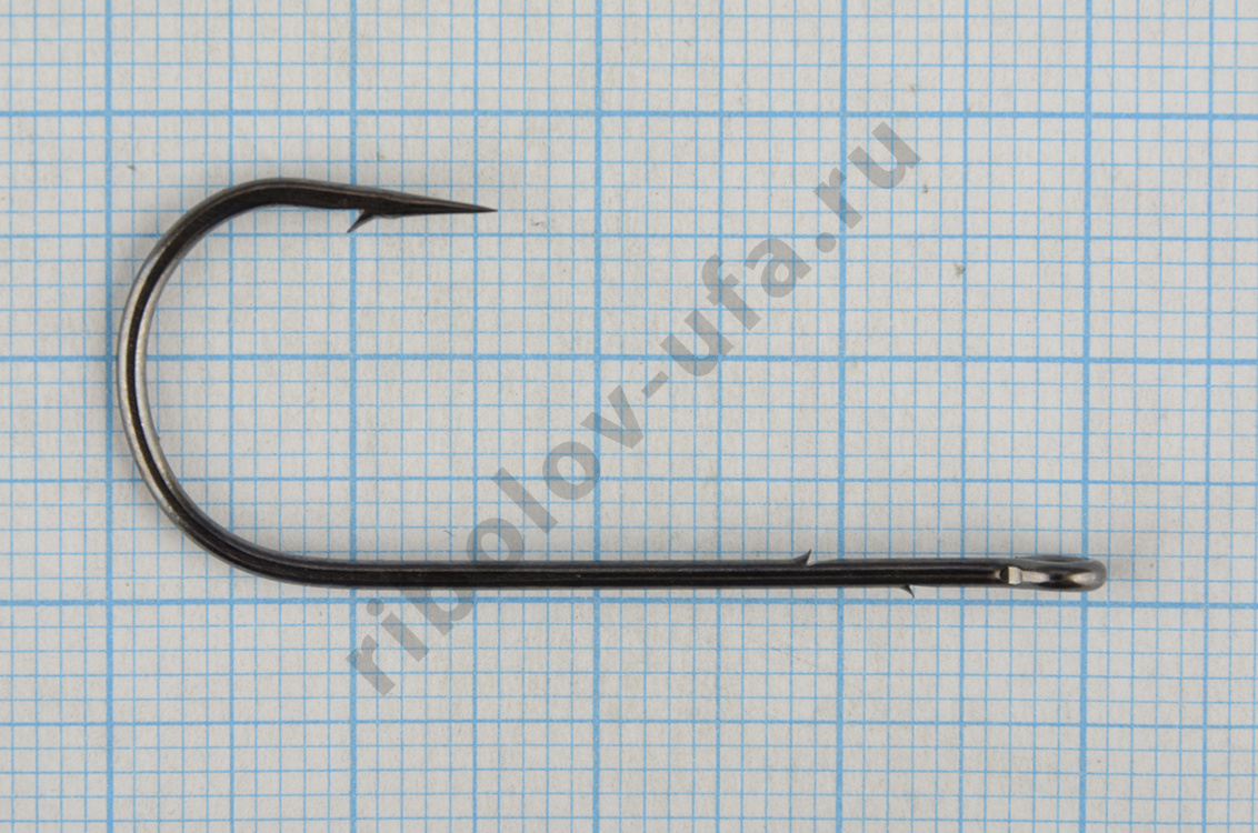 Одинарные крючки Hitfish с насечками SH Carry Worm #2/0 (12шт/уп)