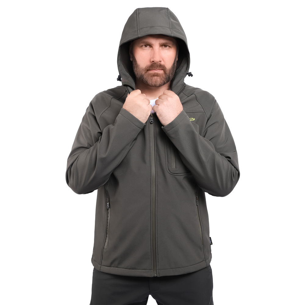 Куртка Aquatic КС-06 (soft shell, мембрана 10000/10000) цвет: хаки, размер L