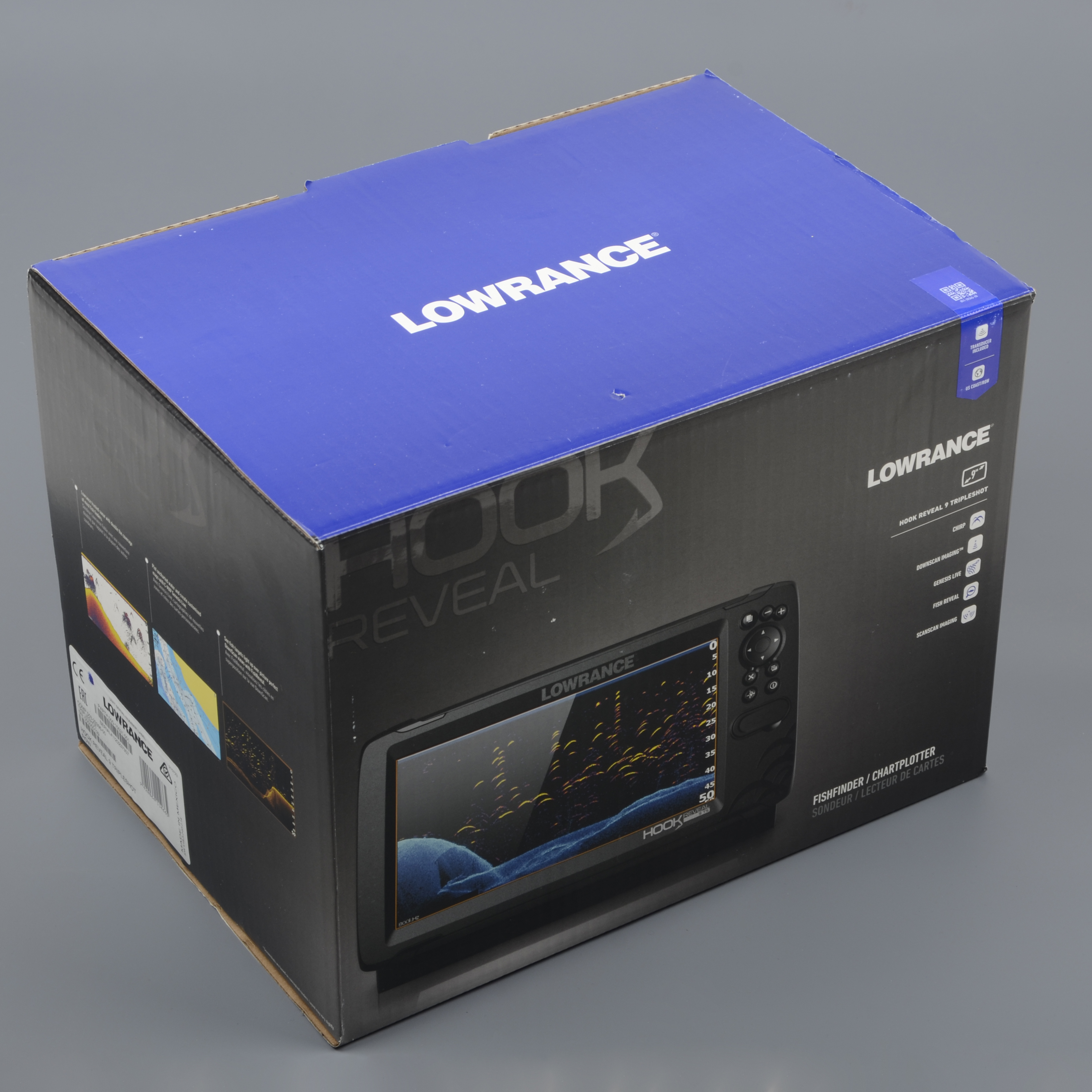 Эхолот-картплоттер Lowrance Hook Reveal 9 Tripleshot row