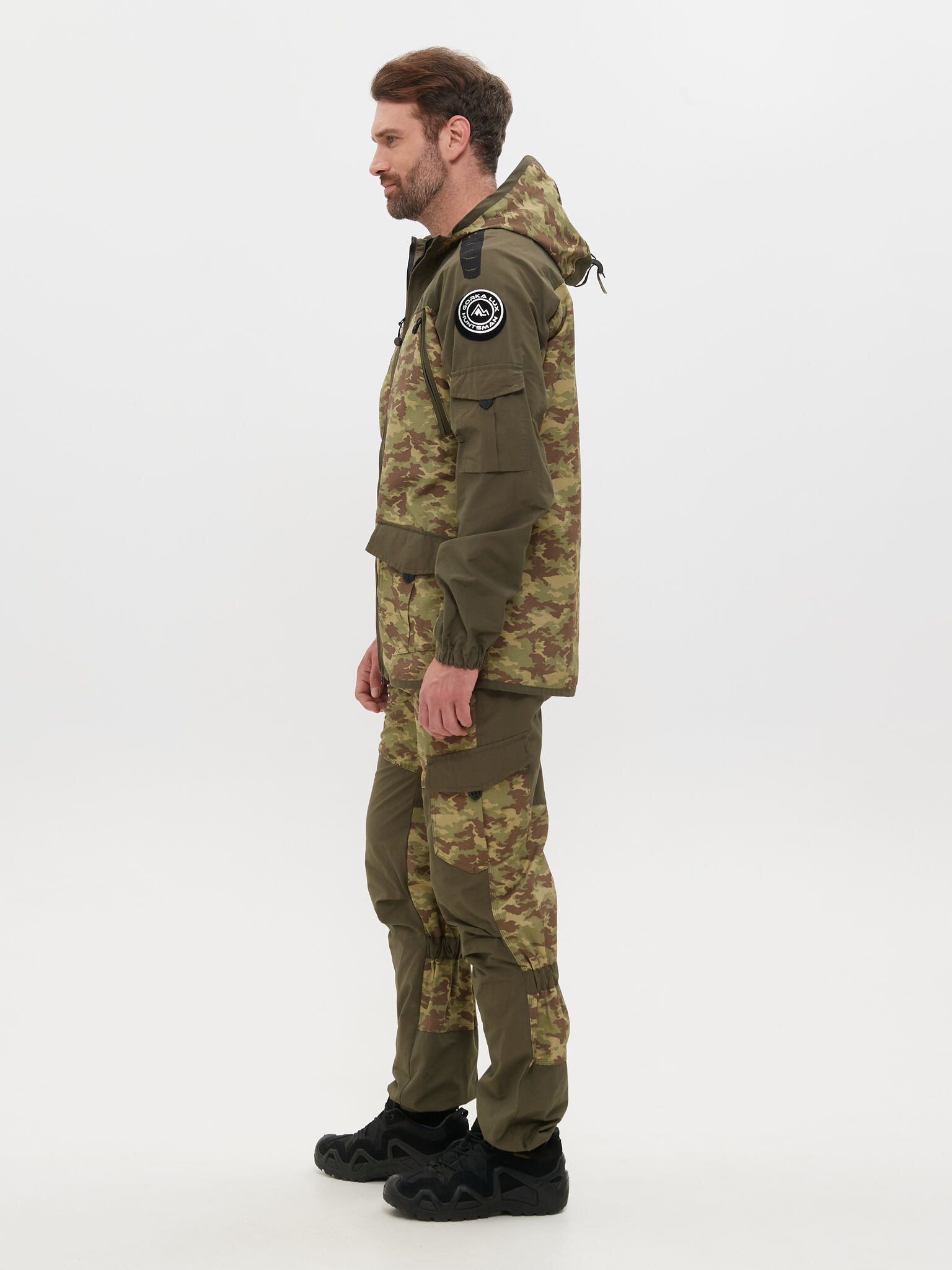 Костюм летний Горка-Люкс ткань Nylon Cotton Рип-Стоп цвет Хаки/MV-23 (Размер: 52-54, Рост: 182-188)