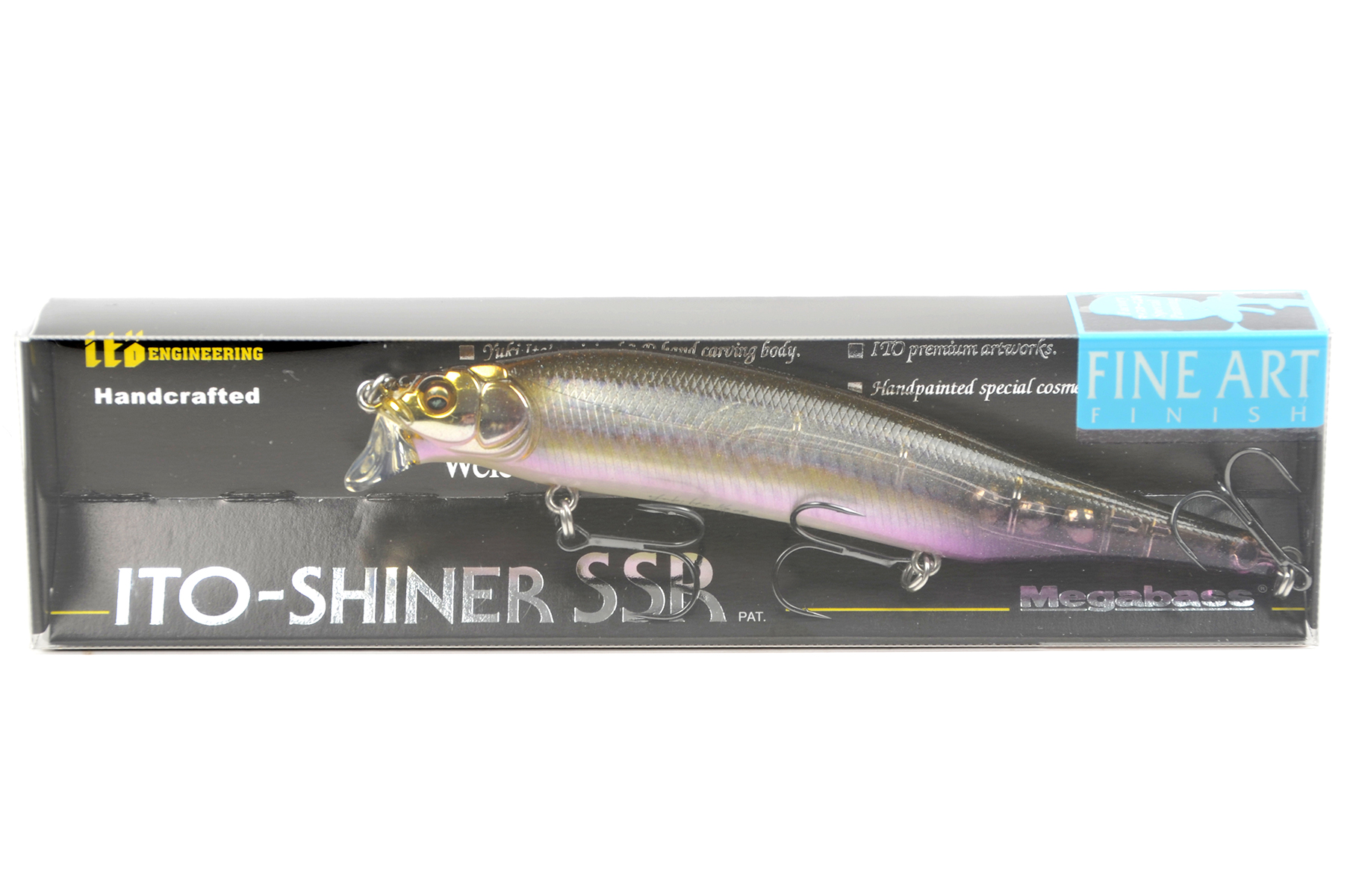 Воблер Megabass Ito Shiner SSR 115мм 14гр 0,0-0,7м цв. FA Ghost Wakasagi 520198