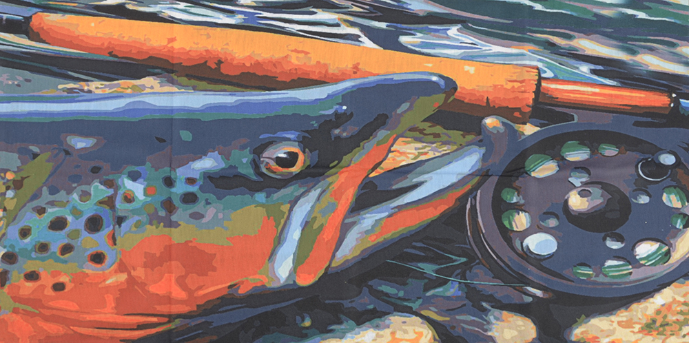 Бандана Fly Fishing Anti UV SPF45 3D-Trout & Reel