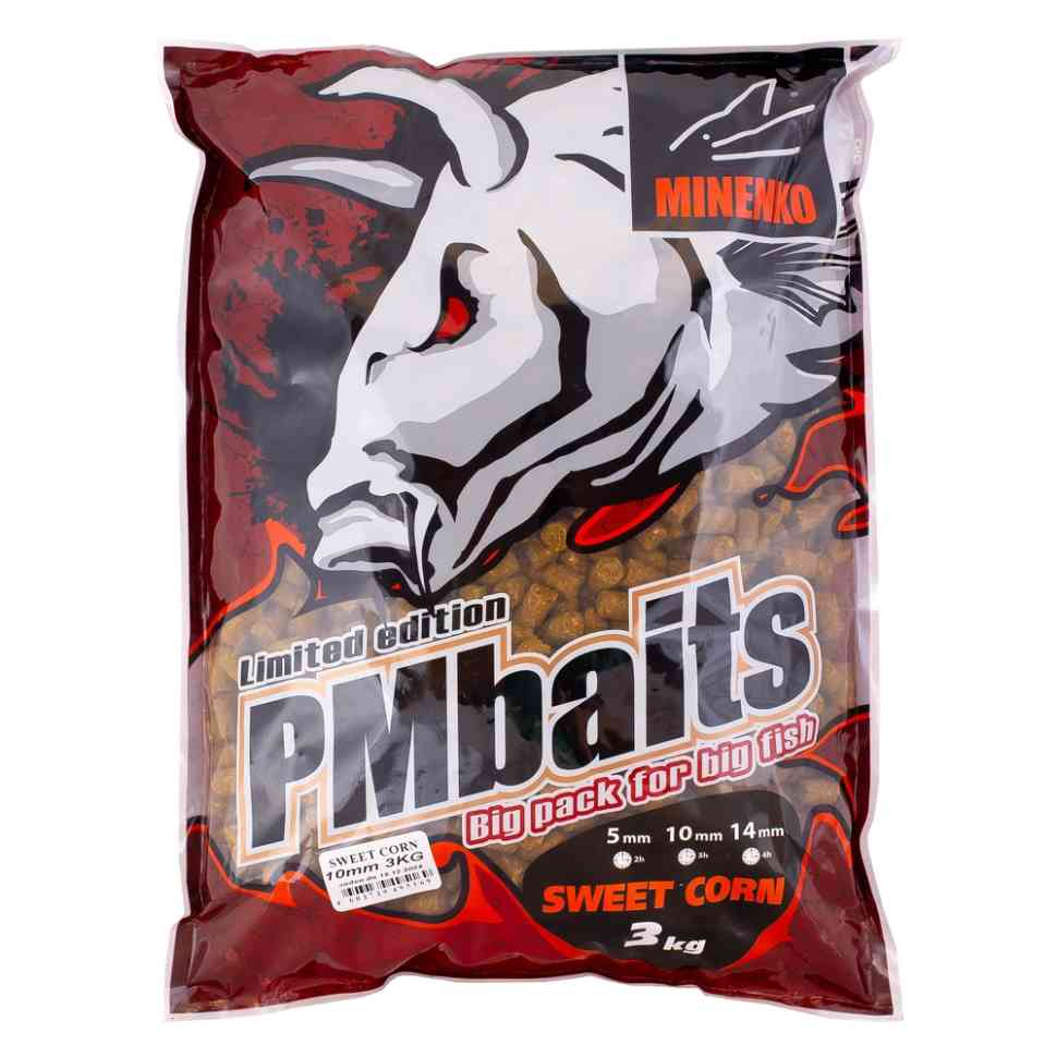 Пелец Minenko Big Pack 10мм, 3кг Сладкая кукуруза