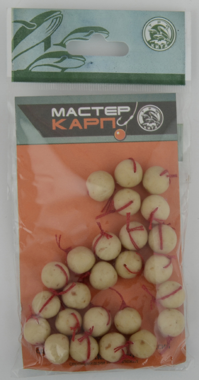 Бойлики Три кита Мастер Карп d.10 мм чеснок (уп/12 шт)