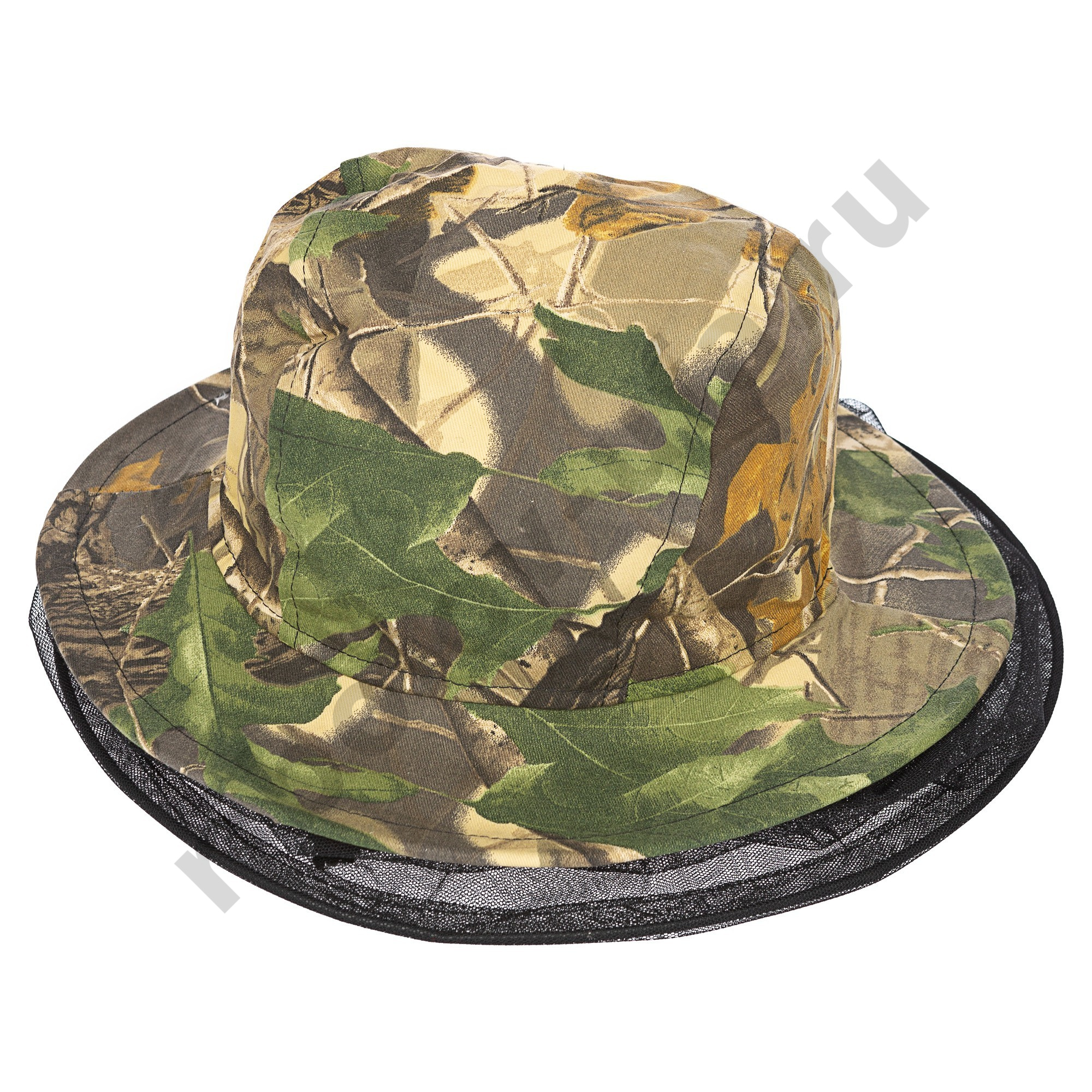 Панама-накомарник с кольцом Huntsman  Антигнус цв.Лес, ткань Смесовая р. 58