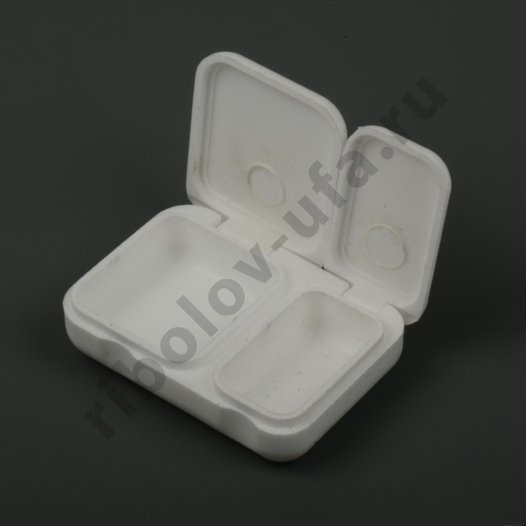 Мотыльница Slava прямоугольная двойная, раздельная увеличенная