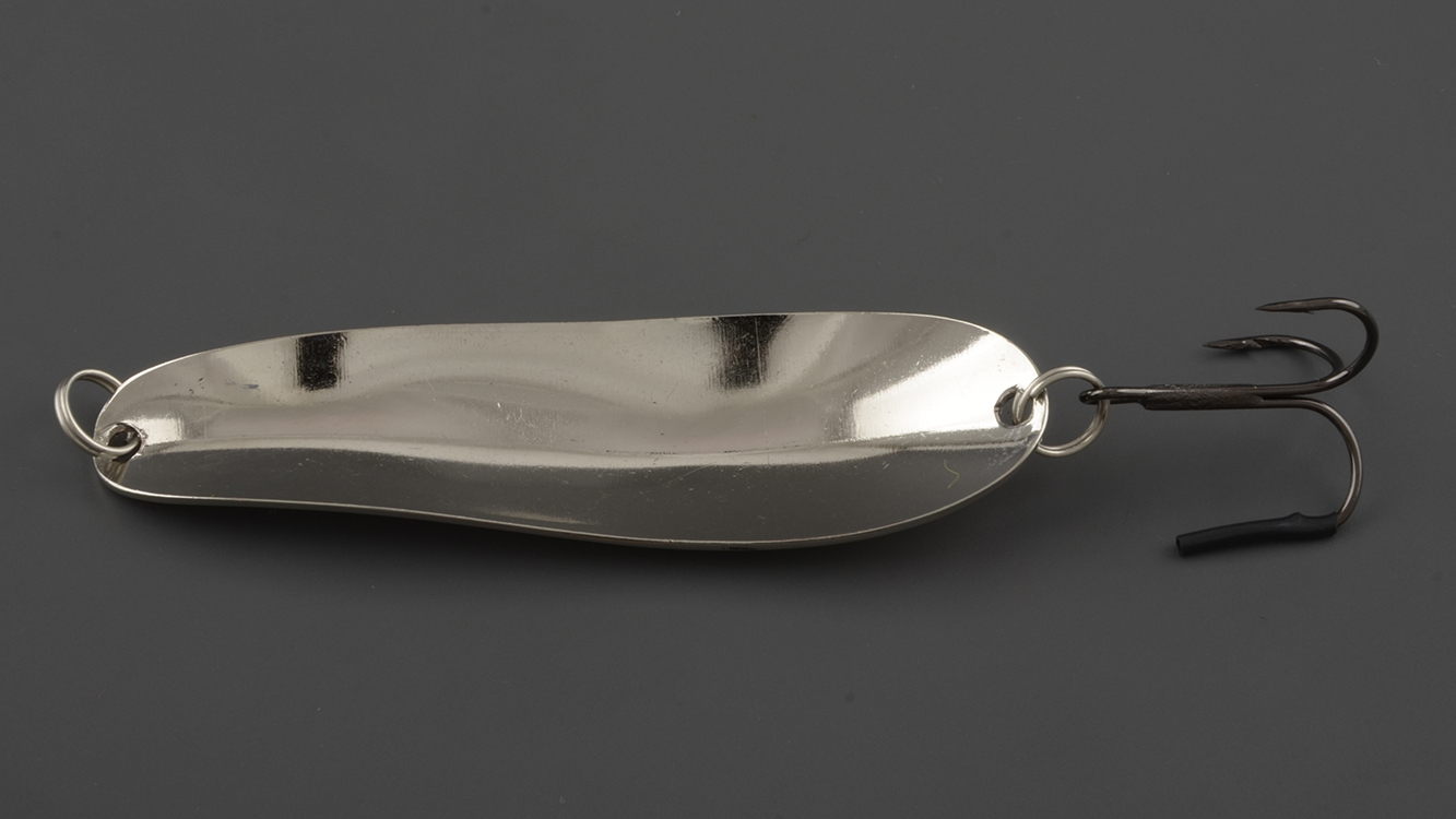 Блесна Бубнов колеблющаяся Уралка 29 гр. кр/бел