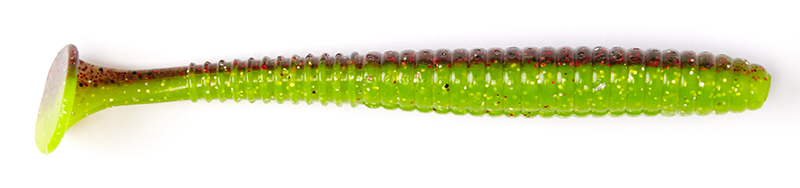 Силиконовая приманка Lucky John Pro Series S-Shad Tail 3.8in 9.6см /T44 (5 шт/уп)