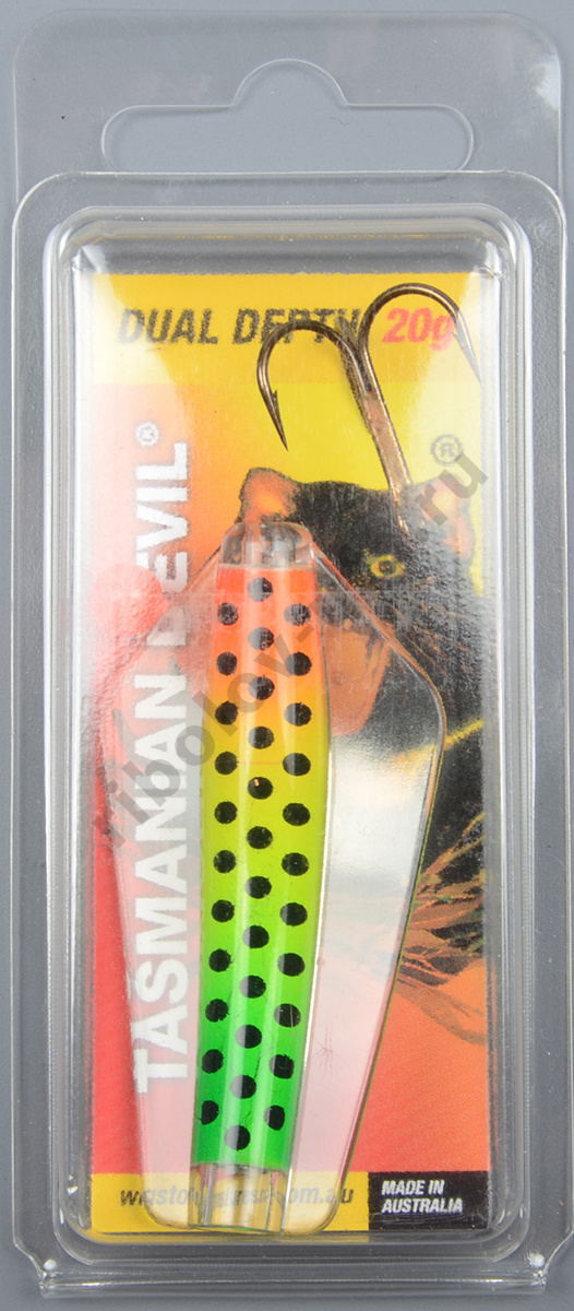 Блесна Wigston Lures Tasmanian Devil 20гр #16 Mardi Gras