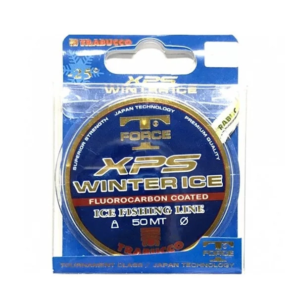 Леска Trabucco T-Force XPS Winter Ice 50м, 0,143 мм (FC покрытие)