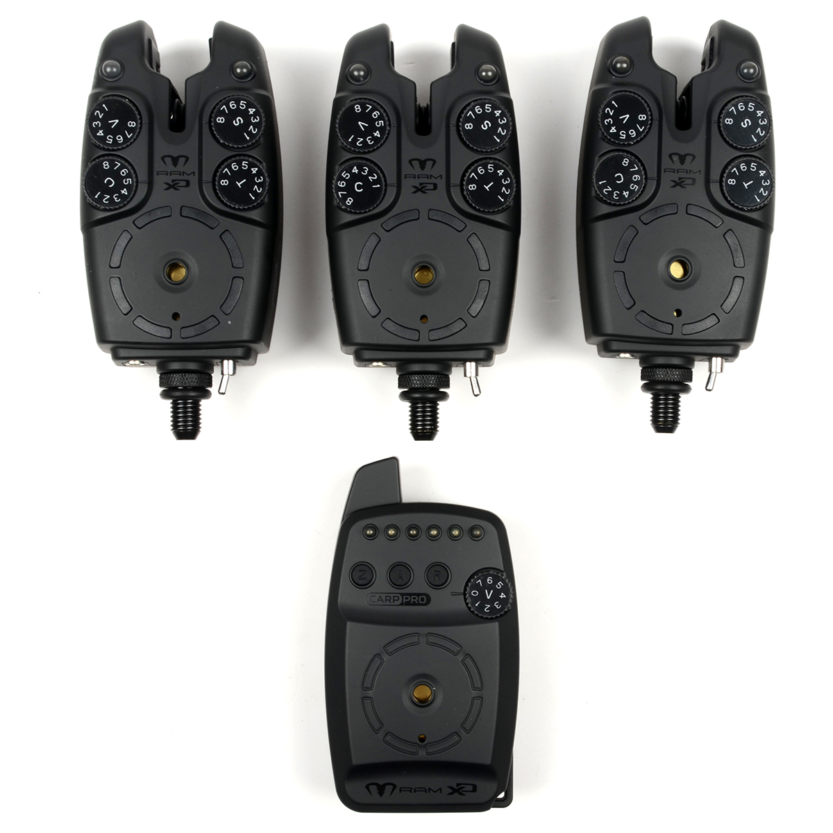 Набор электронных сигнализаторов поклевки Carp Pro Ram XD 3+1