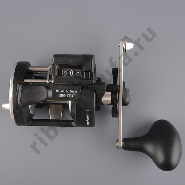 Катушка мульт. Grfish Black Sea 2000TRC (3+1RB, для троллинга, 0.35-260м, 3.8:1,счетчик метры)