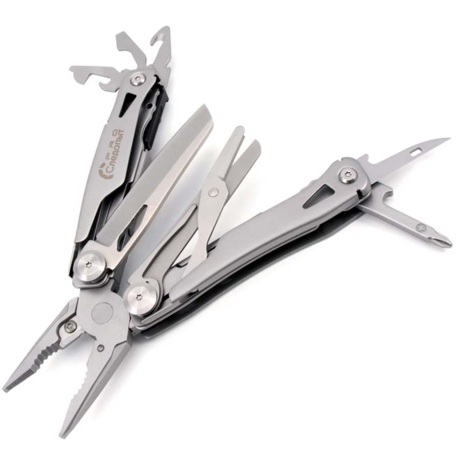 Мультитул Следопыт Pro 14 предметов в чехле и коробке PF-MT-27