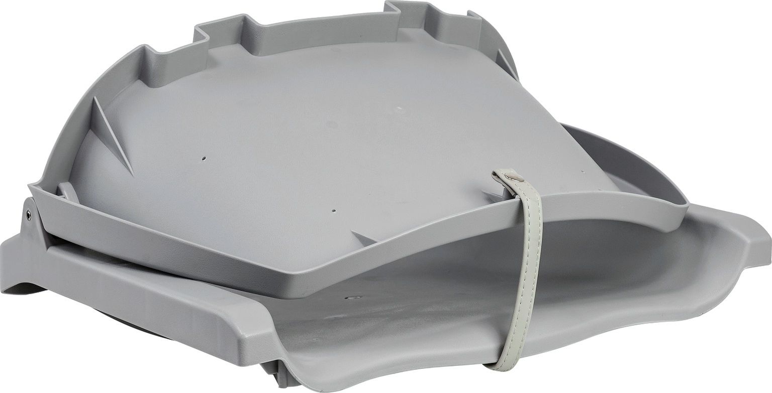 Кресло в лодку Marlin rocket пластик, складное цв. серый  