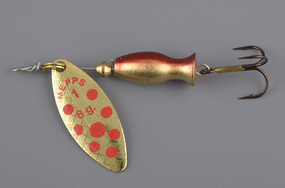 Блесна Mepps Aglia Heavy Long № 2, золото/красный (16гр)