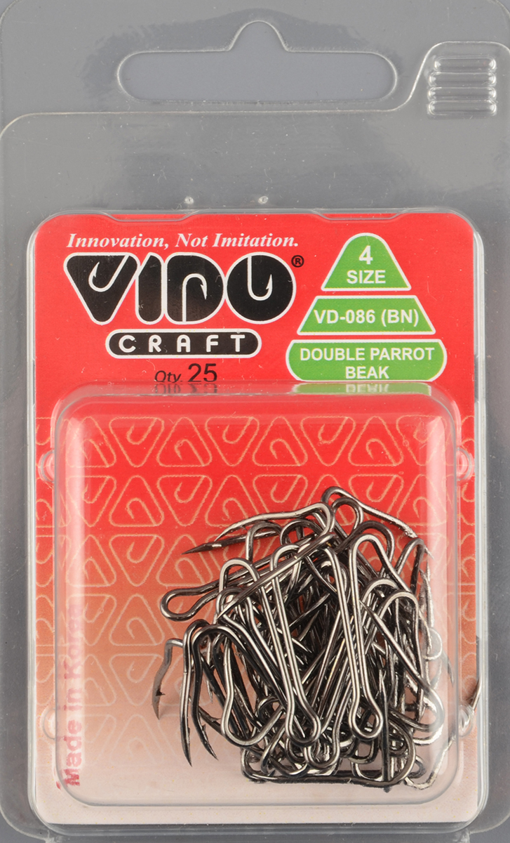 Крючок-двойник Vido Double Parrot Beak №4 BN