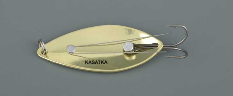 Блесна колеб. (незац) Kasatka 22гр. Gold-002  SF04-184