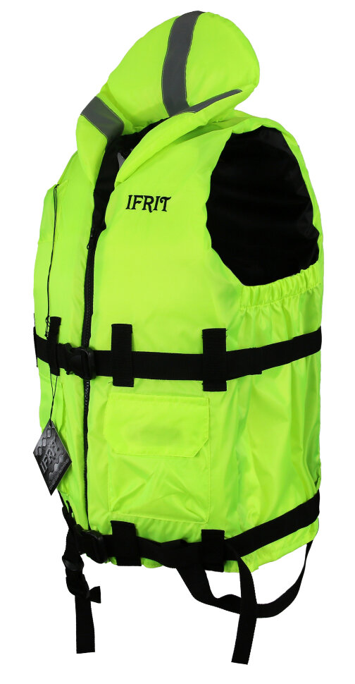 Жилет спасательный Ifrit 130 Люм. лайм, р. XXL 130кг ЖС-406