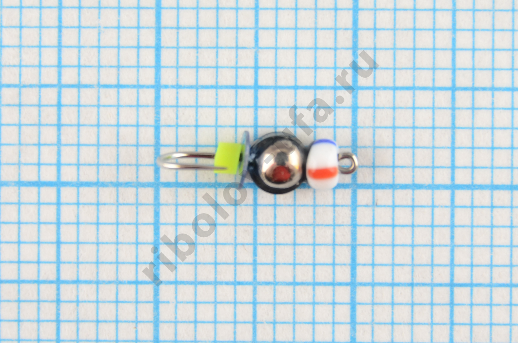 Мормышка Wormix точеная вольфрамовая Таблетка d=3 с серебряной коронкой арт. 3052