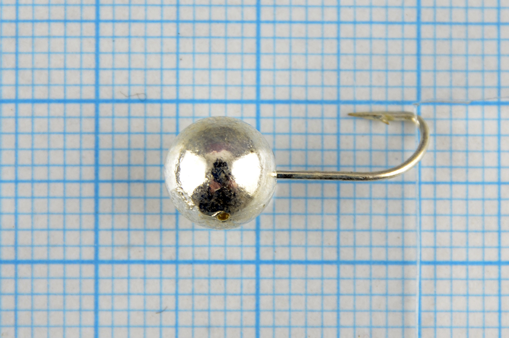 Мормышка литая Marlins Шар 7мм (1.93гр) кр. Crown серебро 7000-502