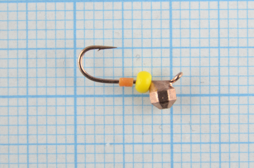 Мормышка вольфрам Bravo Fishing Шар с ушком крупная грань 3.0 мм 0.22 гр Cu