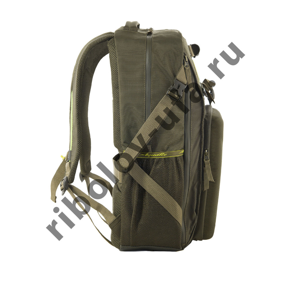 Рюкзак Aquatic РК-02Х рыболовный с коробками Fisherbox (хаки)